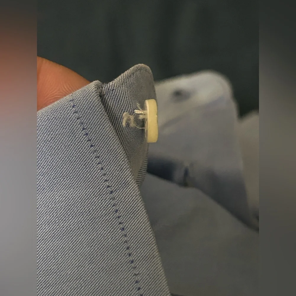 Ermenegildo Zegna French Blue Dress Shirt Men’s 16 41 Neiman Marcus Business - Picture 11 of 13